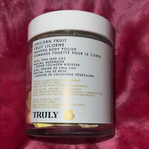 TRULY Unicorn Fruit Whipped Body Polish - Pink and White